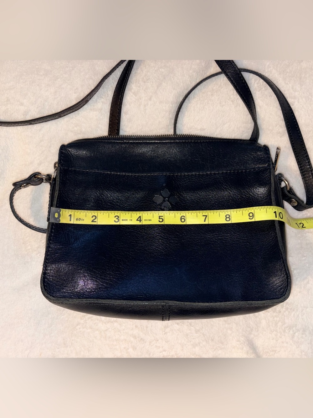 Patricia Nash Black Leather Crossbody Bag - Picture 9 of 10